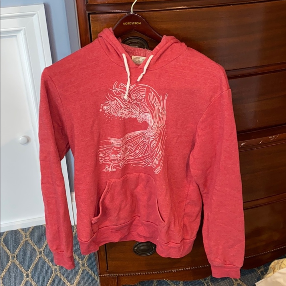 Red sweatshirt